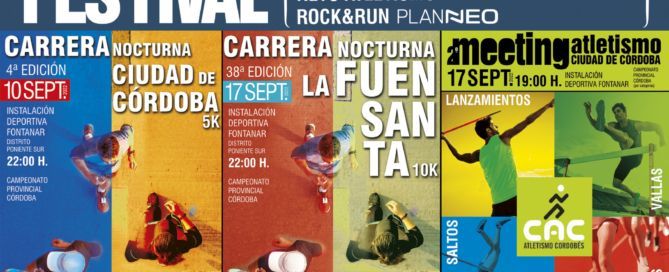 Cartel anunciativo Athletics Festival