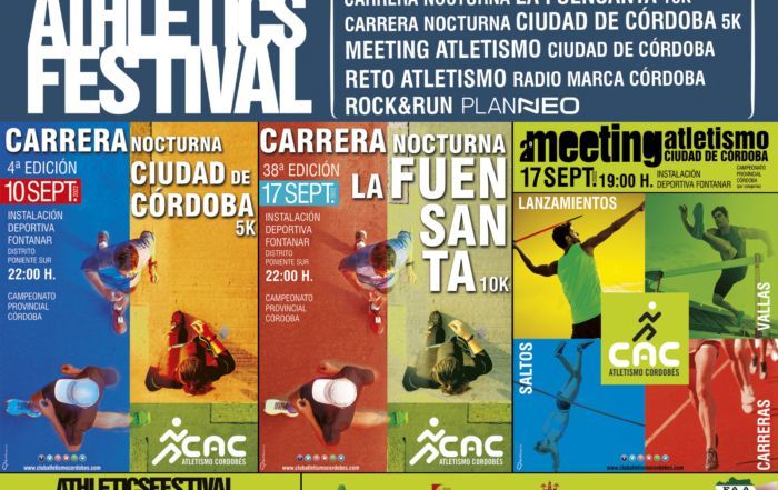Cartel anunciativo Athletics Festival