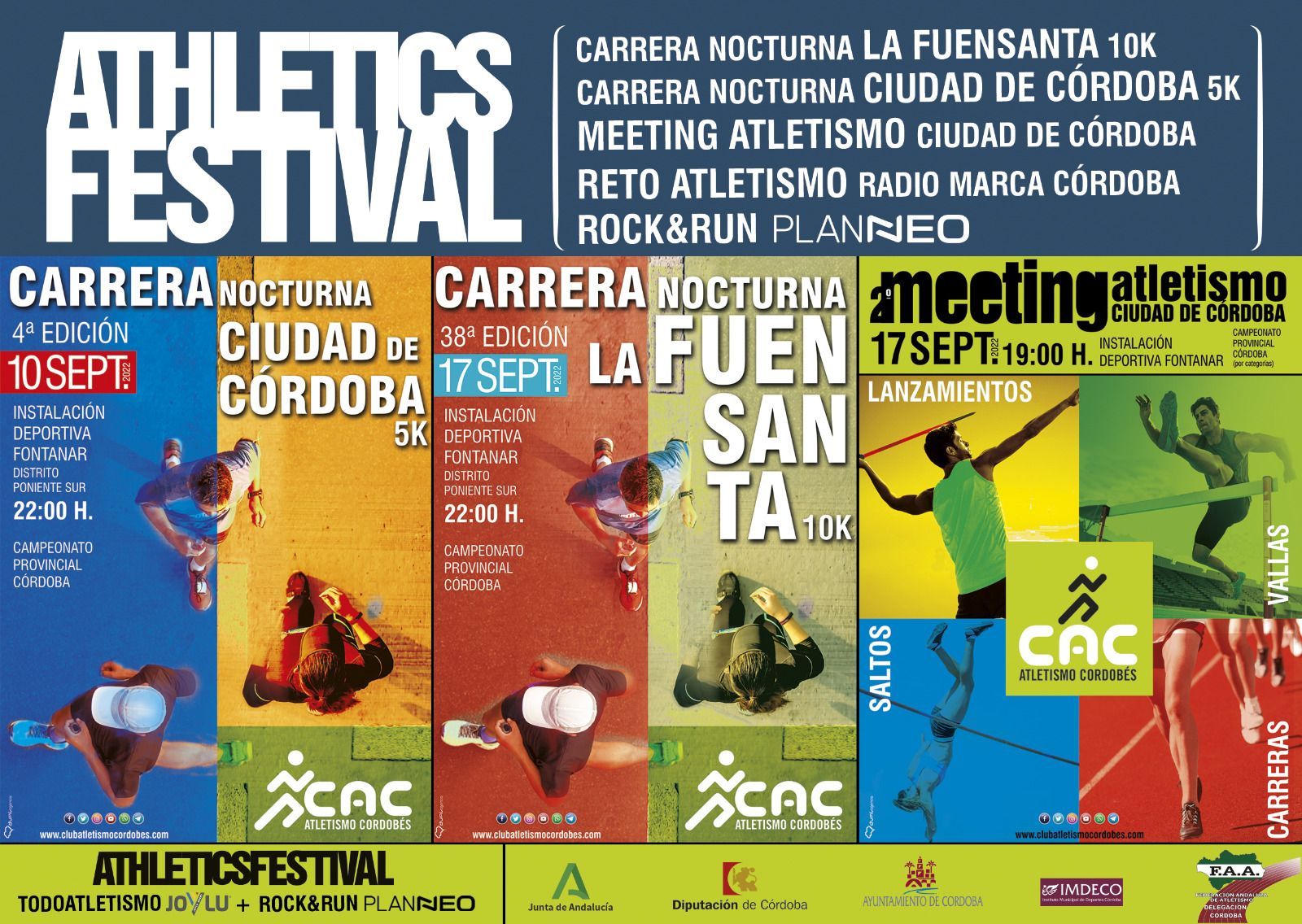 Cartel anunciativo Athletics Festival